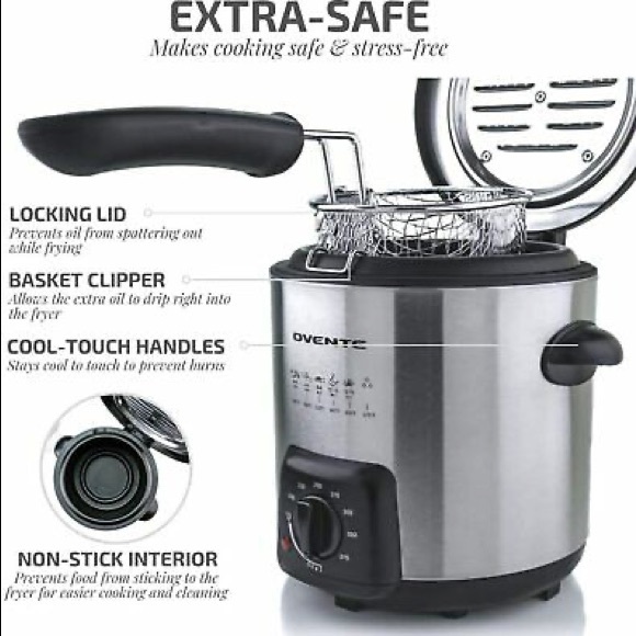 Ovente Non-Stick Deep Fryer - Picture 7 of 7